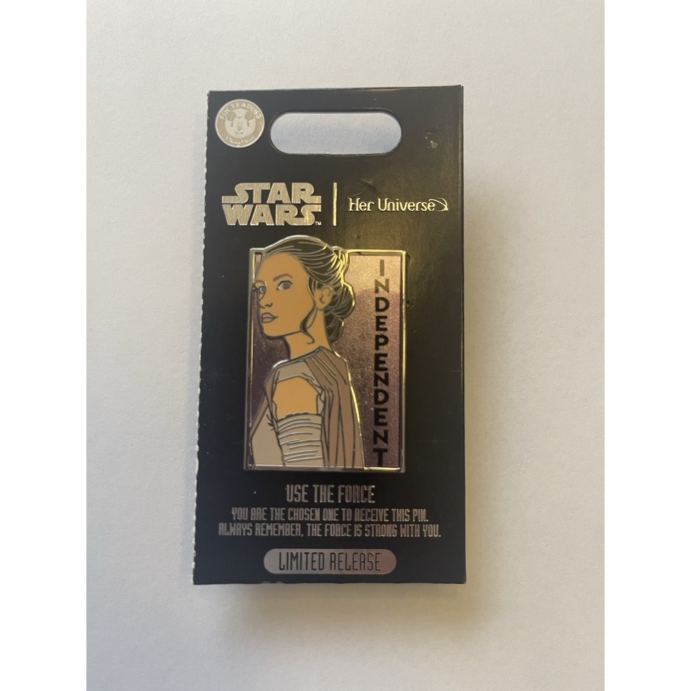 Disney Star Wars Her Universe Rey INDEPENDENT Use The Force LR Single Pin